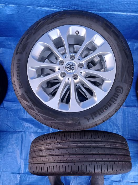 Nowe koła  alu 17cali Passat B8 215/55/17 Continental lato 2023rok..