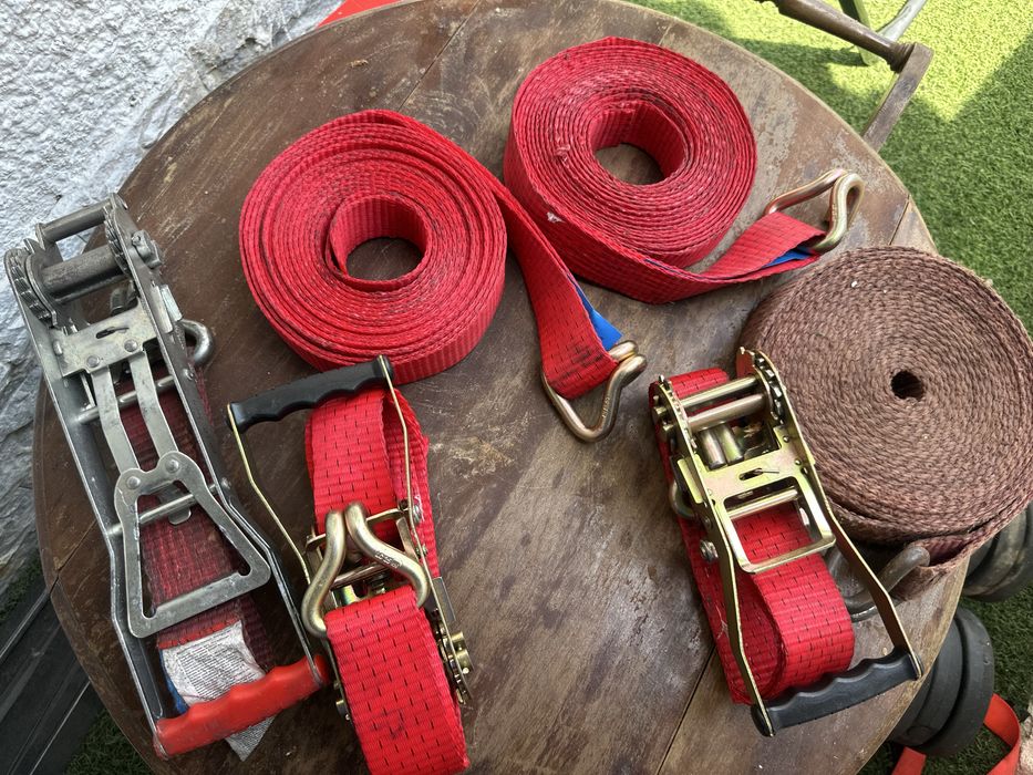 3 Cintas de Amarração com Catraca – Lote Completo – 50€
