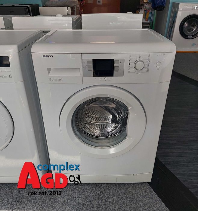 ROK GWARANCJA Pralka wąska gł. 45 cm Beko WMB51041PT+ Funkcja PUPIL, Dowóz w dniu zakupu! Wyświetlacz LED, Pranie ekspresowe, Opóźnienie startu 0-24 h