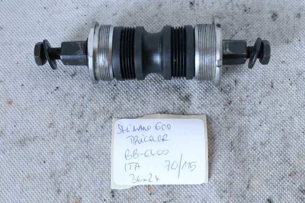 wkład suportu shimano 600 tricolor BB-6400 ita 36x24f 70/115 mm cz2