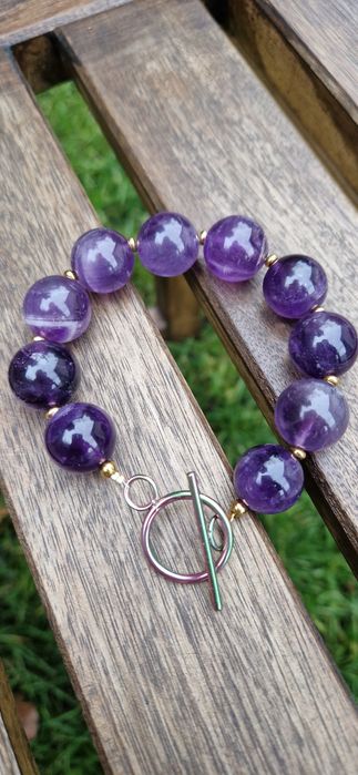 Bransoletka lawendowa ametyst Christmas gift