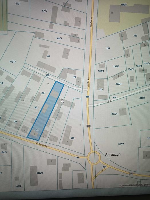 Posesja,działka budowlano-rolna, Seroczyn,gmina Wodynie
