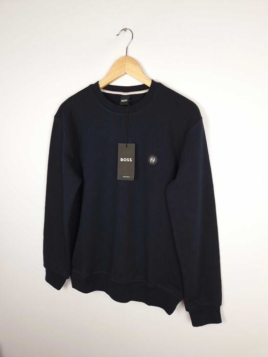 Hugo Boss L XL XXL Ciemny Granat Męski Bluza