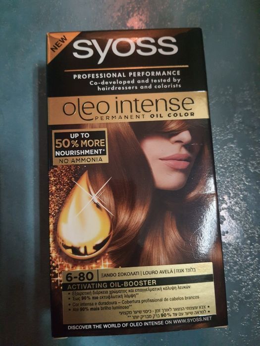 Produtos para o cabelo óleo cor syoss wella