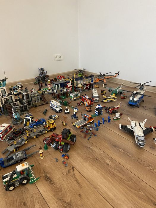 Kolekcja LEGO miasto, unikatowe zestawy, CAŁOŚĆ