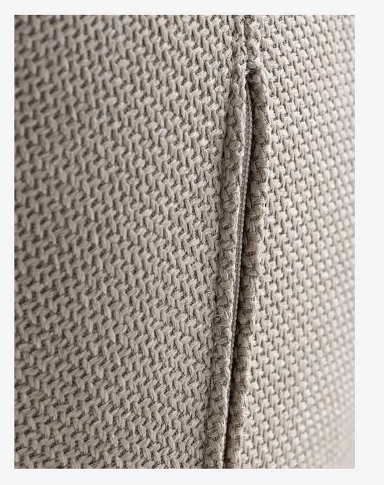 Cadeira sala jantar ADSLEV tecido bege/cor carvalho natural