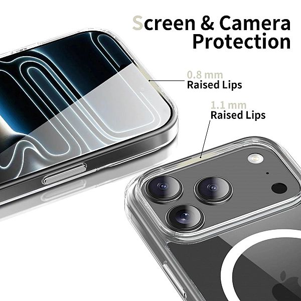 Etui Tech-Protect Flexair Hybrid CC MagSafe na iPhone 17 Pro Max - prz