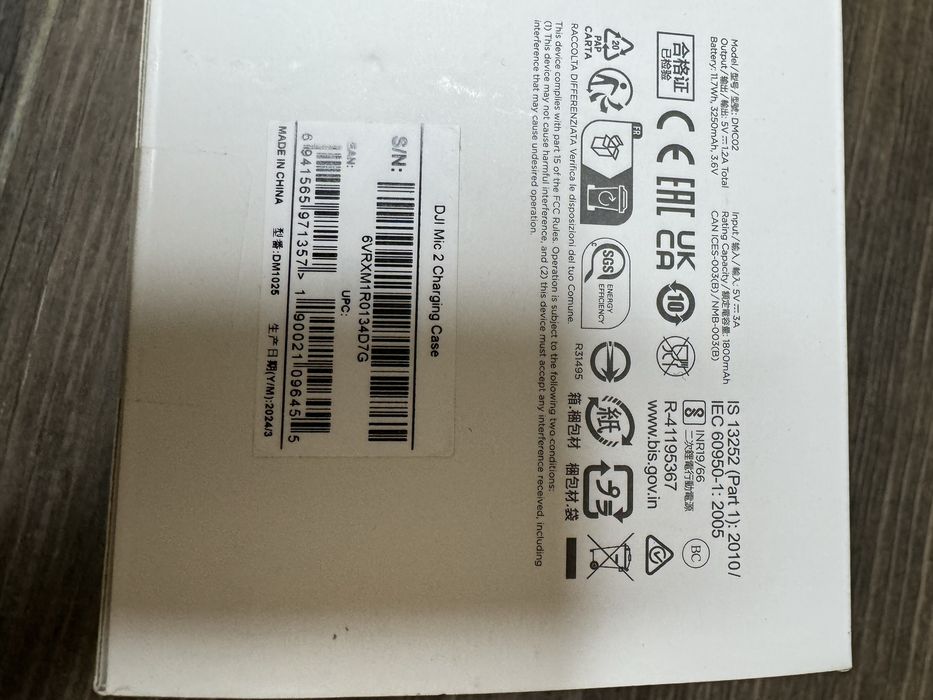 Djl Mic 2 Charging Case новий