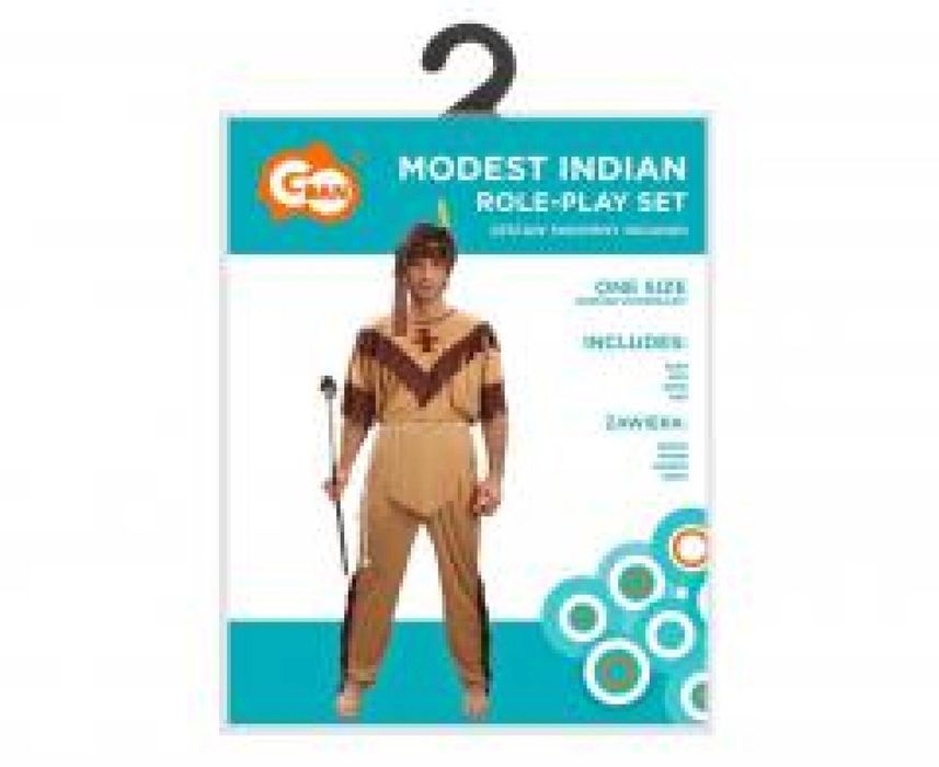 Strój dla dorosłych Skromny Indianin rozm.uniw. Godan