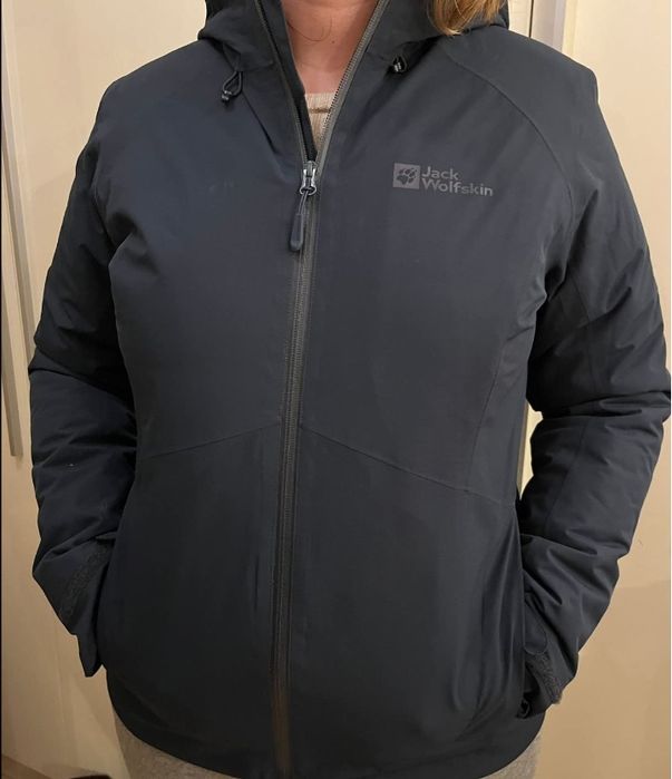 Kurtka Jack Wolfskin, XL, granatowa, outdoorowa, przejściówka