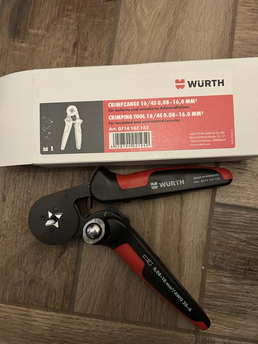 Wurth Szczypce zaciskowe (0,08-16MM2) (16/4S)