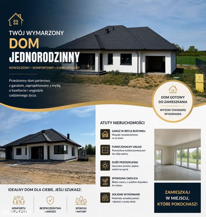 Zielony Dosin III etap – nowoczesne domy w spokojnej okolicy.