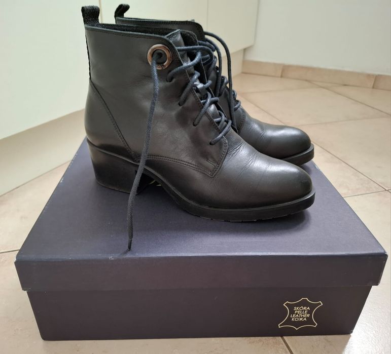 Botki skórzane Ryłko