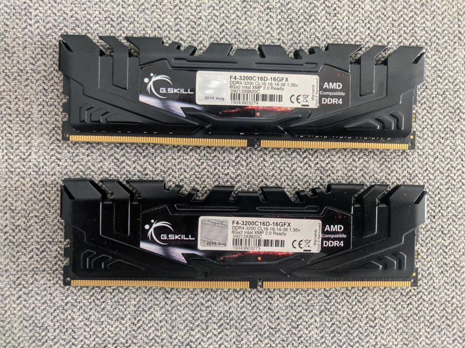 Memória RAM G.Skill FlareX DDR4 16GB (2x8GB) 3200MHz CL16