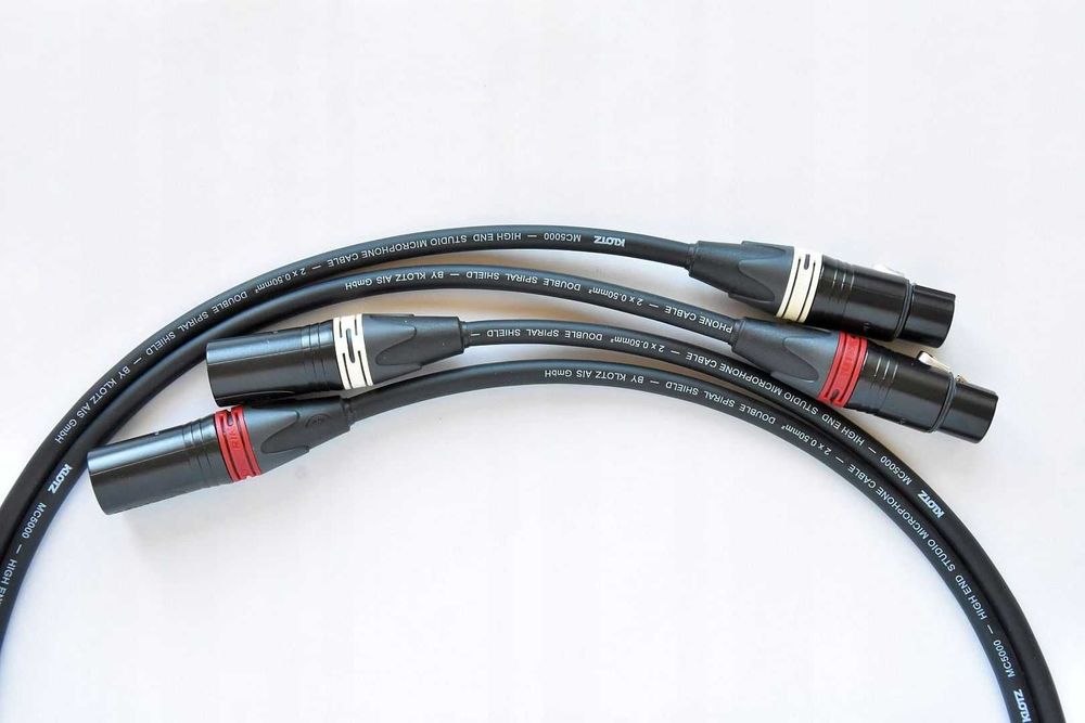 Interkonekt XLR KLOTZ MC5000 NEUTRIK kabel mikrofonowy różne długości