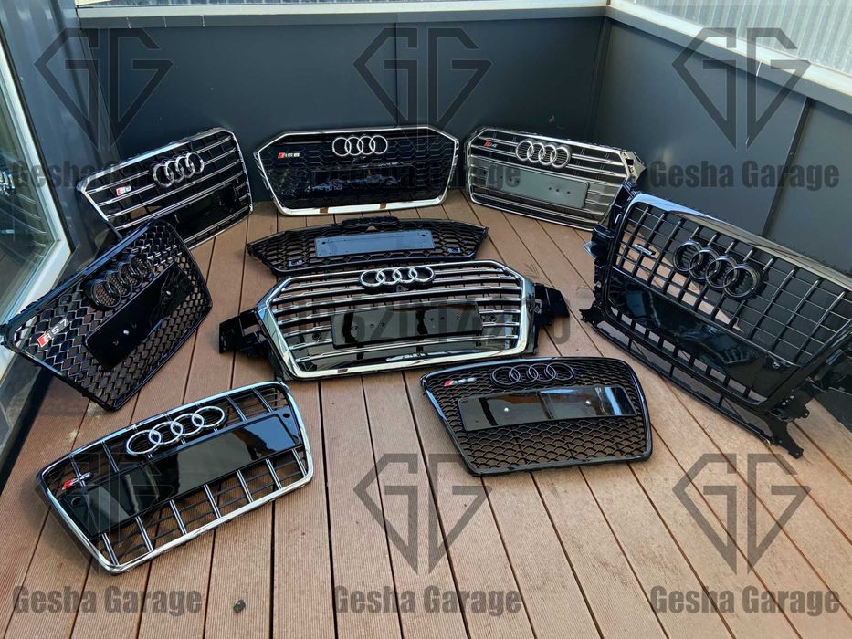 Решітка Решетка Audi Ауді Ауди Q3 Q5 Q7 Q8 SQ5 З ЯКІСНОГО ABS-ПЛАСТИКУ