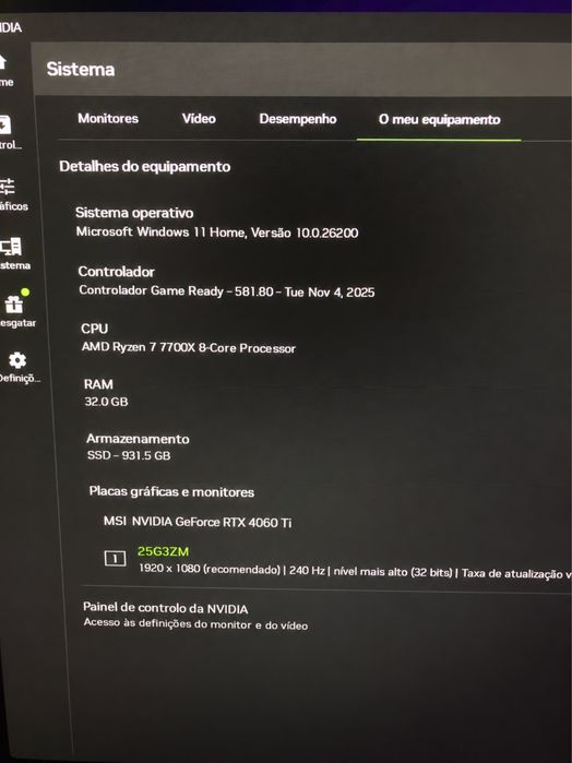 PC Gamer MSI RTX 4060 ti | Ryzen 7 7700X | 32GB