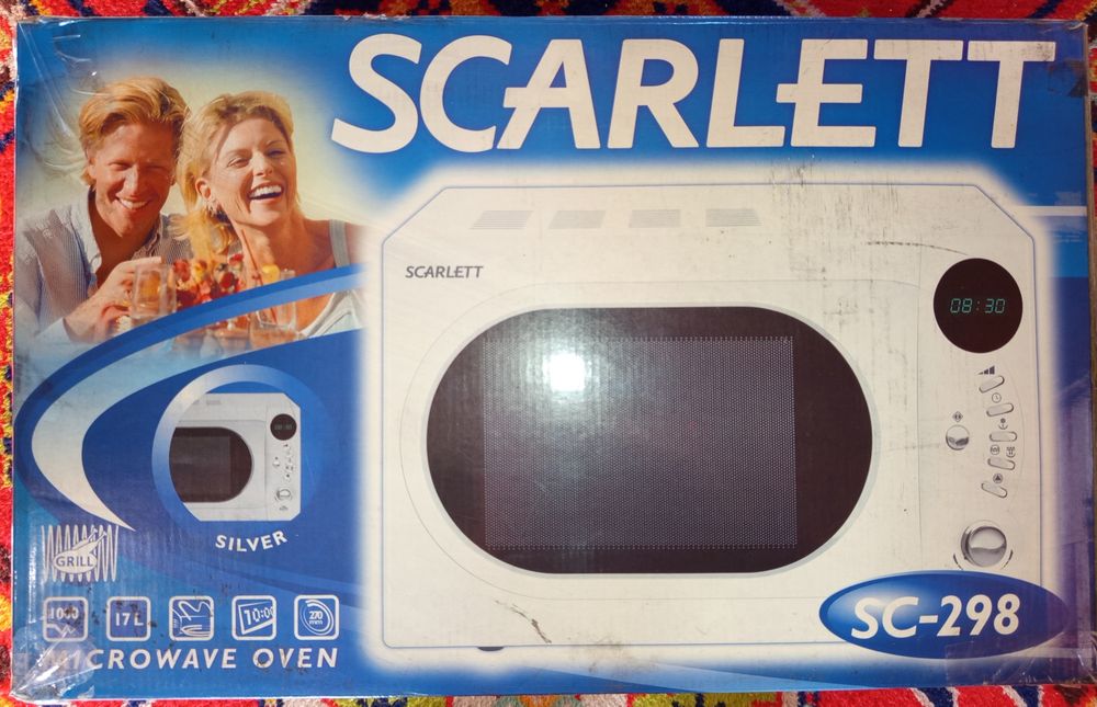 Микроволновка Scarlett sc-298, 1000w