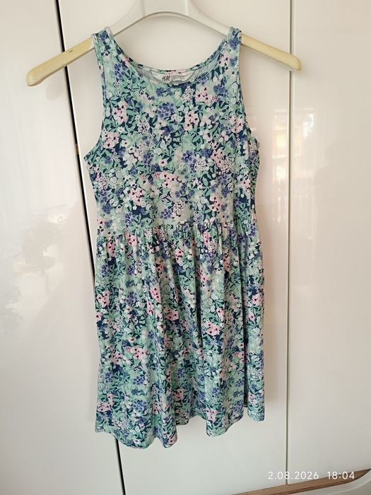 Bawełniana sukienka H&M r 134