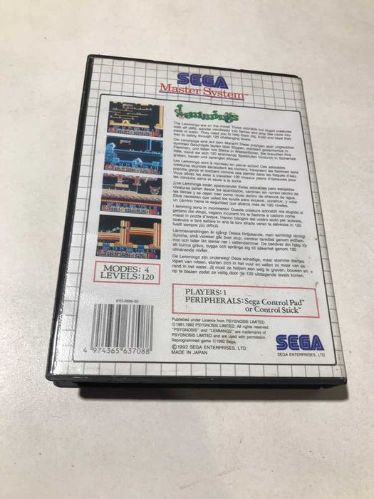Lemmings Sega Master System Sklep Irydium