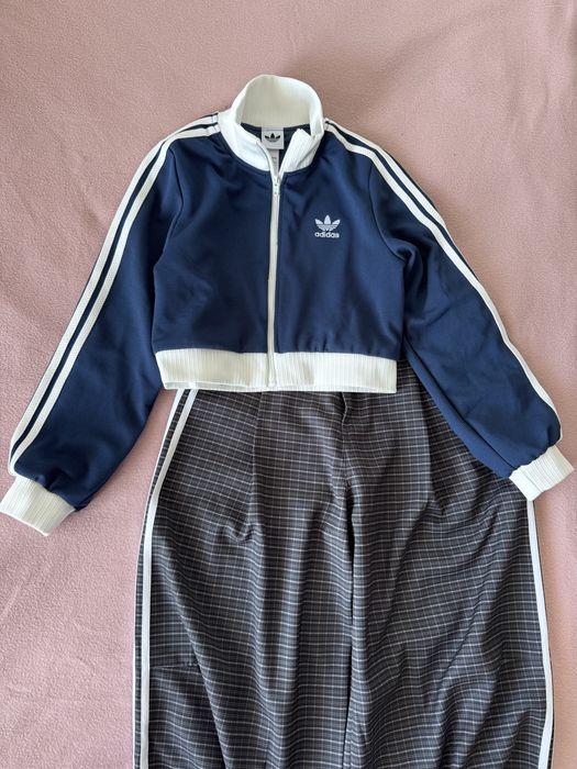 Bluza Adidas, krótka, na zamek