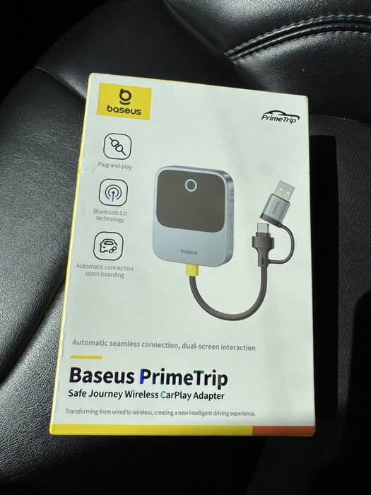 Безпровідний Адаптер Baseus PrimeTrip SafeJourney Wireless Сarplay