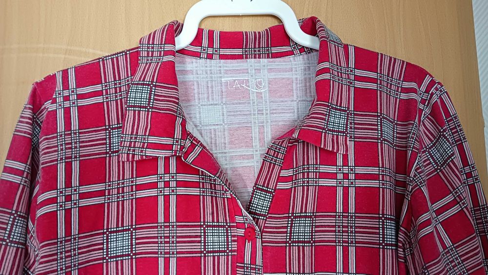 Koszula nocna damska w kratkę r 42/XL