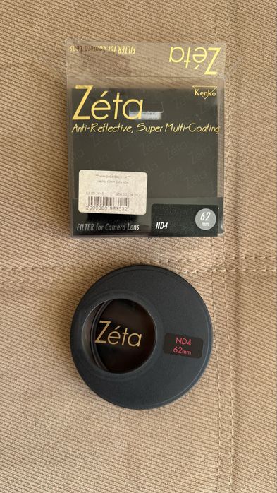 Keno Zeta Nd4 62mm та KF Concept Nano-A Variable ND 8-2000 40,5mm