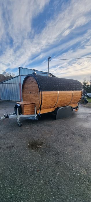 Sauna Mobilna NOWA  380cm.  1200DMC PRODUCENT