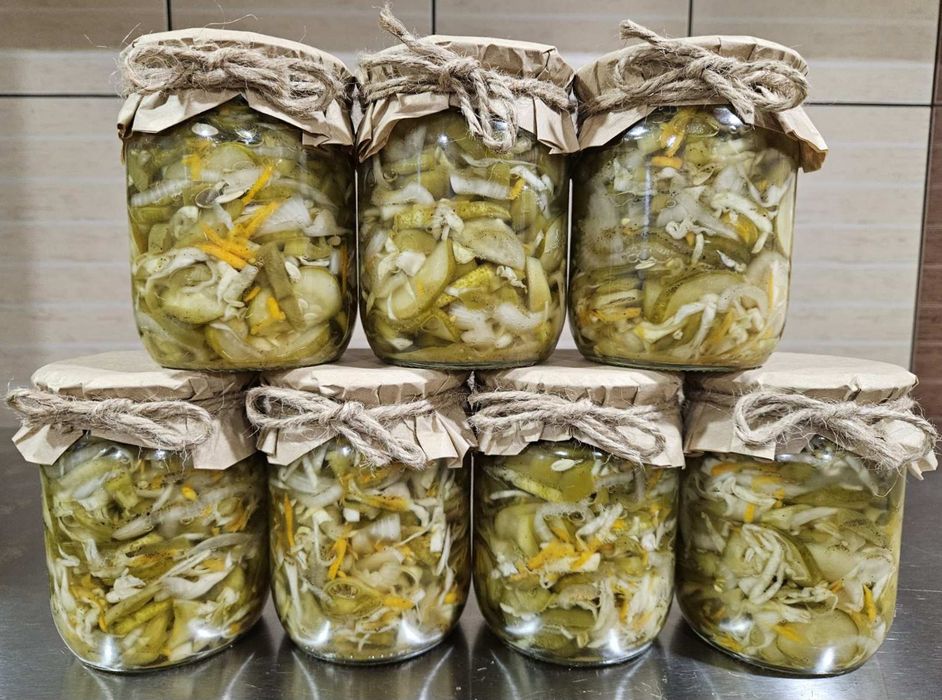 Аджика/Баклажани/Буряк з хріном/Салат ''АСОРТІ"/Кетчуп/Огірки/Помідори