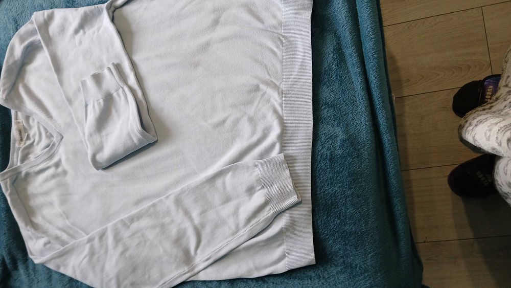 Sweterek meski Calvin Klein błękitny