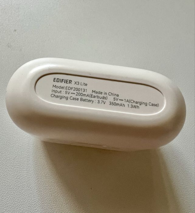 Бездротові навушники Edifier x3 lite. Як нові, бежеві.