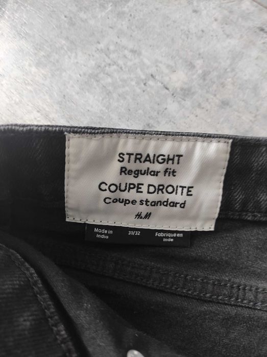 Spodnie męskie hm straight regular fit