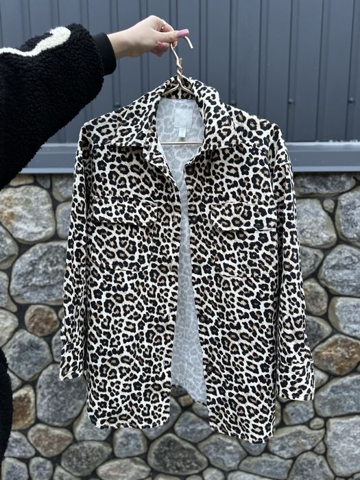 Жіноча рубашка H&M, леопардова, майже нова