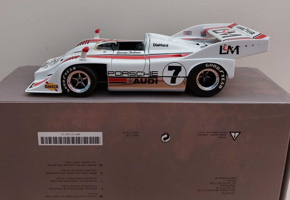 Miniatura Porsche 917/10 #7 CanAm Series Champion 1972 Minichamps 1:18