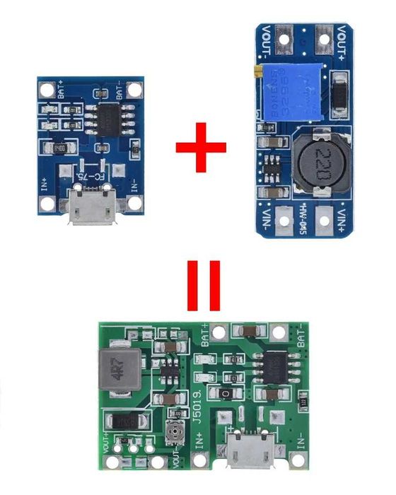 Модуль бесперебойник DC конвертер напряжения и зарядное аккумуляторов