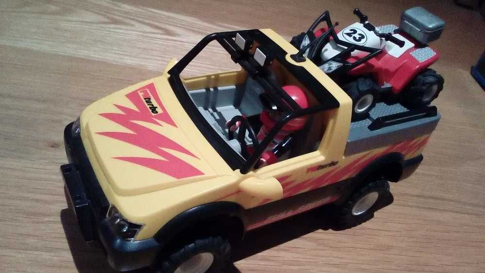 Playmobil Jipe + Moto Quatro