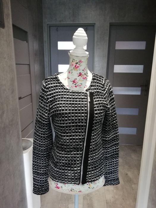 Kardigan S 36 Camaieu sweter zapinany jak ramoneska