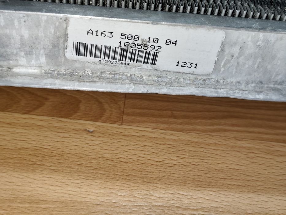 Вентилятор, радиатор на Mercedes ML270ML280ML320ML400ML500ML55AMGW163