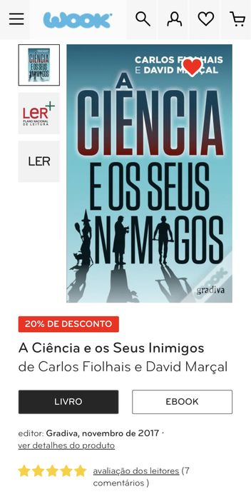 “A Ciência e os Seus Inimigos”, Carlos Fiolhais e David Marçal