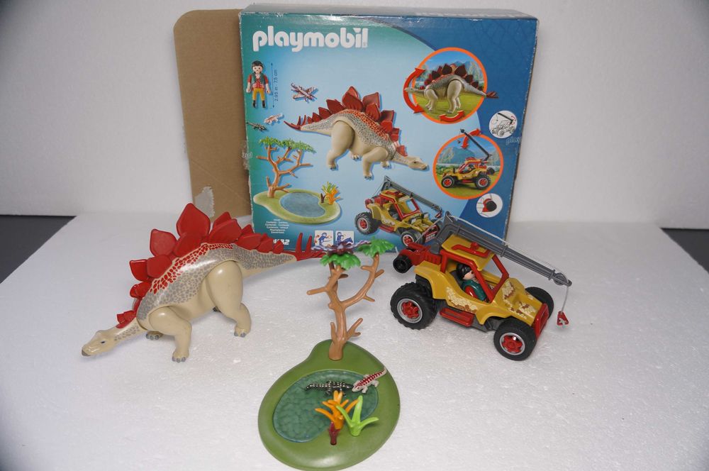 Playmobile 656 Pojazd Badawczy dinozaur stegozaur Playmobil