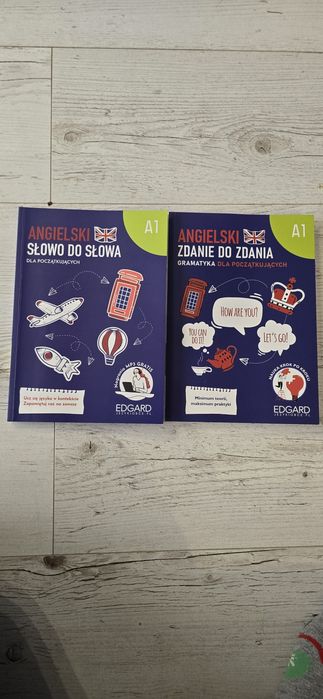 Zestaw do nauki angielskiego Edgard + PONS (4 książki / Gramatyka i Słówka)