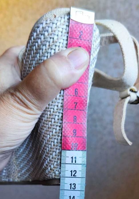 Lindas Sandálias Plataforma Bege - Tamanho 37 - Usadas 2x!