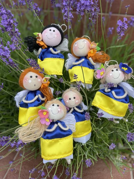 Оберіг, сувенір, янгол , лялька україночка. Подарунок волонтерам