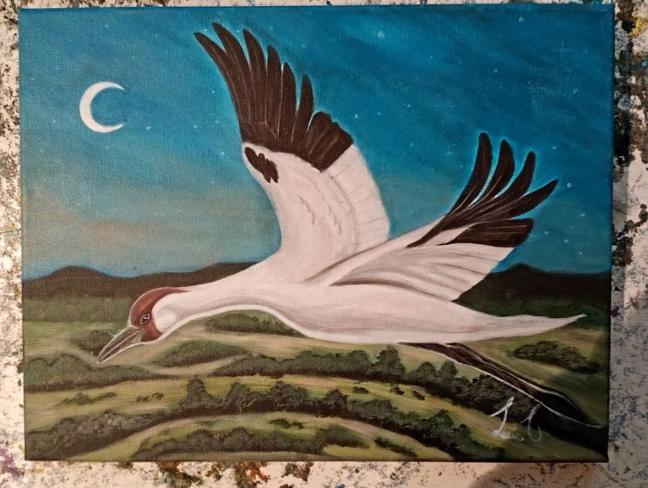 Pinturas em acrilico sobre telas pequenas