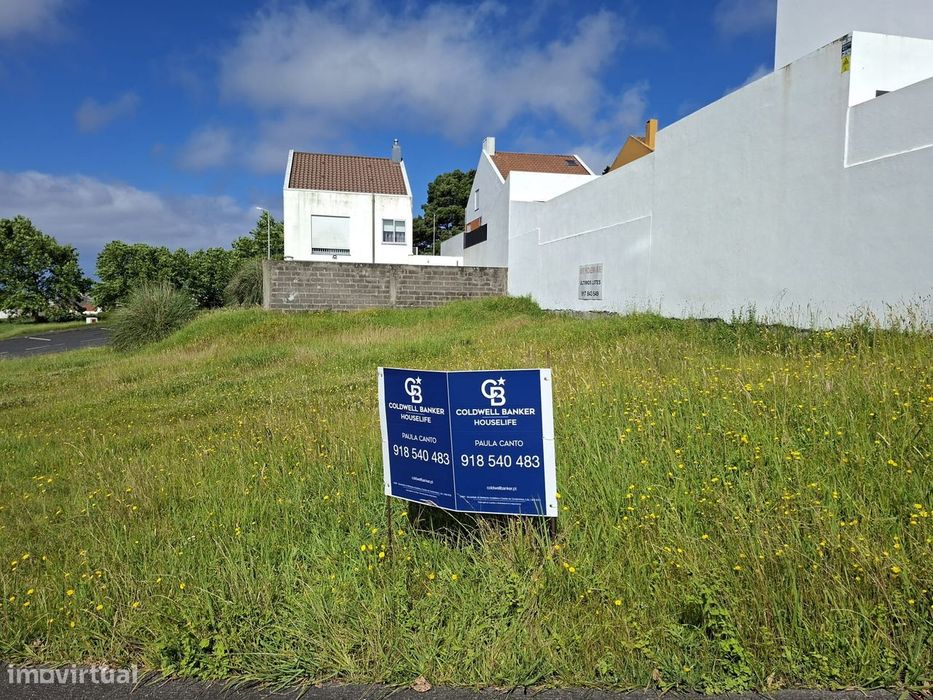 Lote Urbano no Arrifes Ponta Delgada com Projeto
