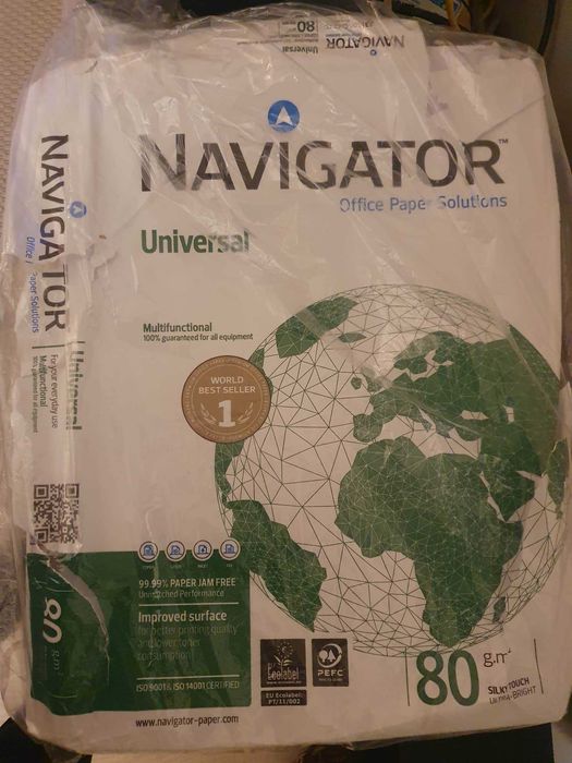 Papel  A3  8 mg  marca Navigator