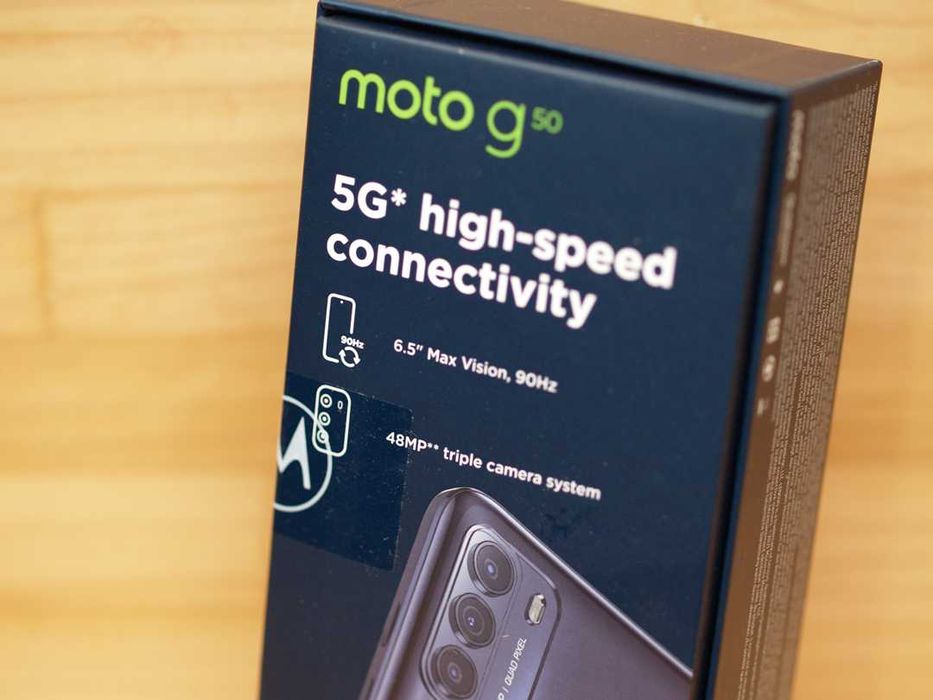 Smartfon MOTOROLA Moto G50 4/64GB 5G 6.5" 90Hz Dual SIM NFC [Nowy]
