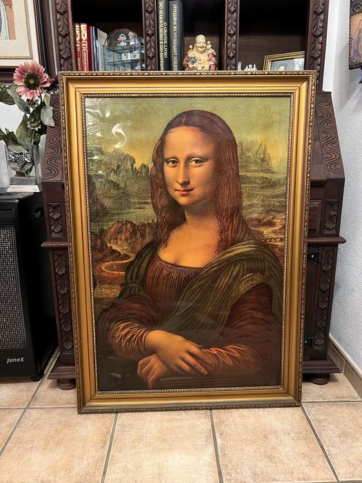 Quadro Mona Lisa 110x30cm