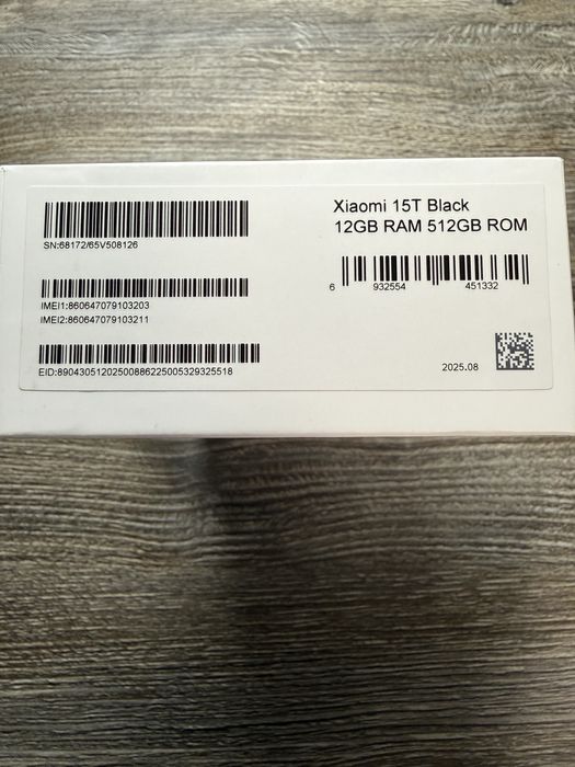 Xiaomi 15T 12/512гб